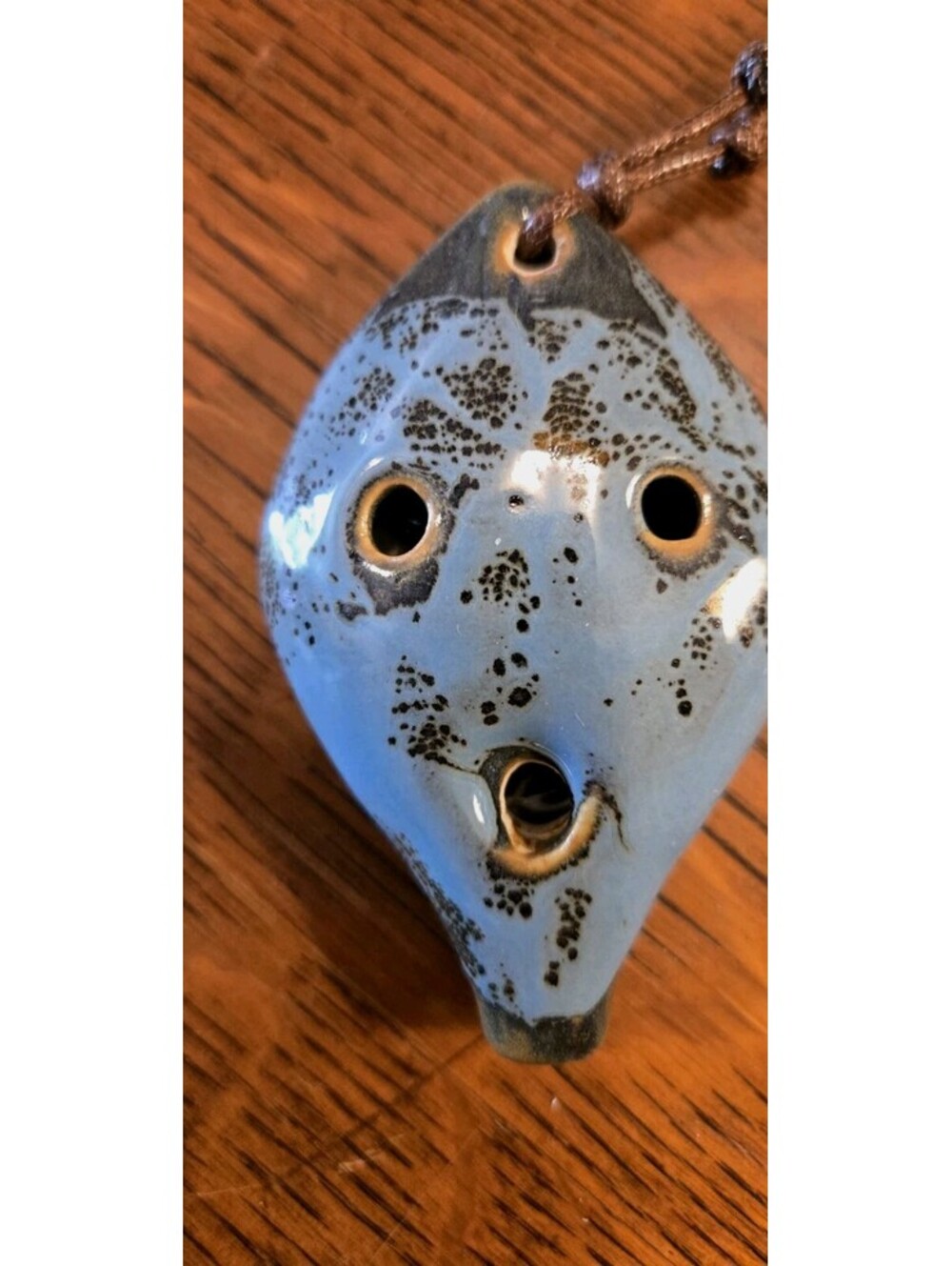 Alto c Ocarina 3 & 4-Hole Ocarina Pottery Ocarina Necklace Adjustable Cord